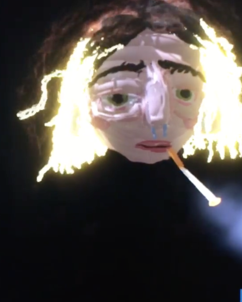 Virtual Reality Tilt Brush Portrait